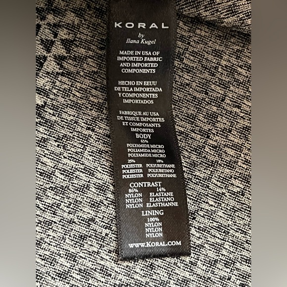 Like New KORAL by Ilana Kugel Submerge Sports Tank Athletic Top | Black | Large - Picture 9 of 17